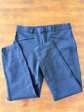 GAP Skinny Ankle Charcoal Knit Ponte Pants